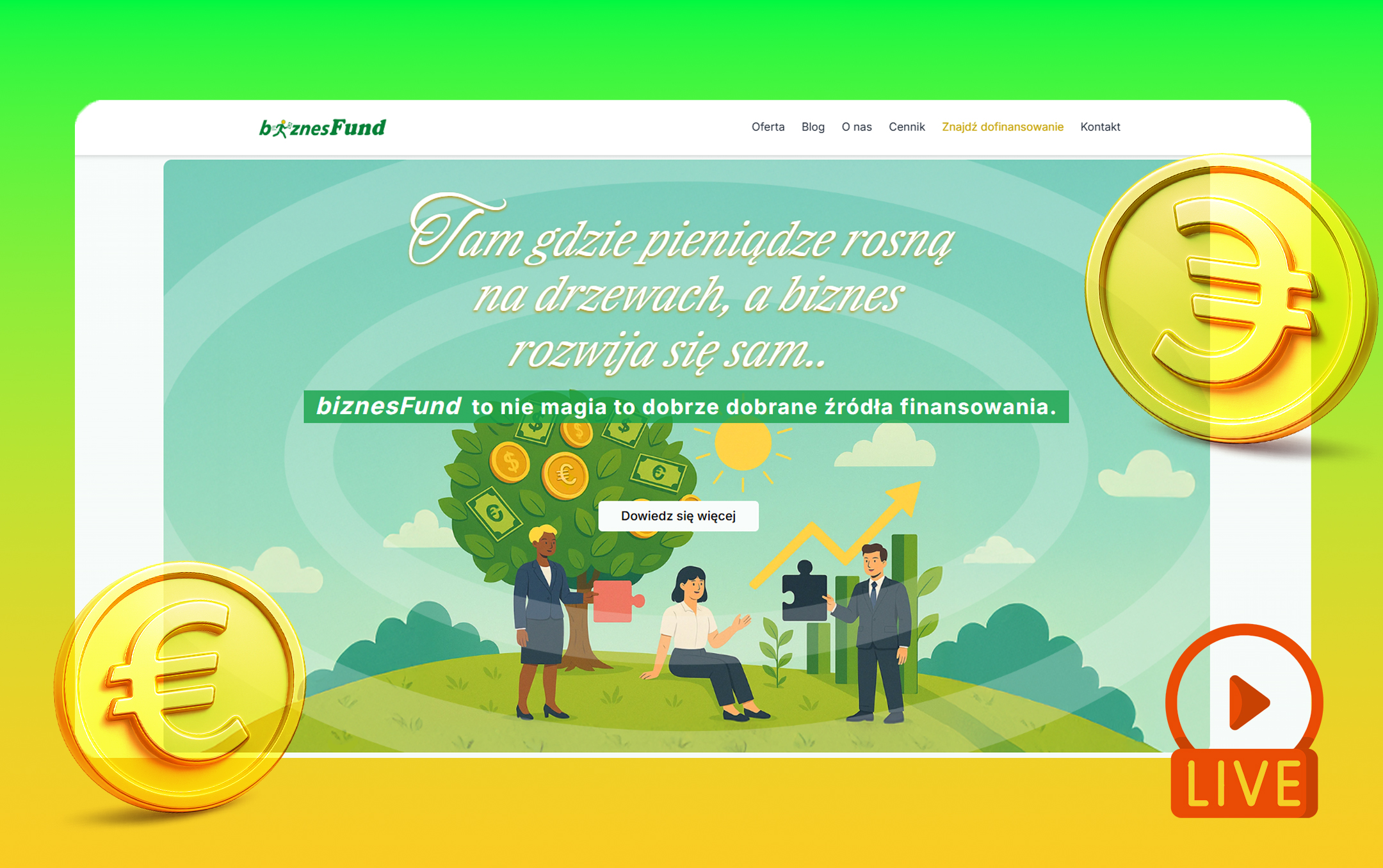 BiznesFund - MVP app